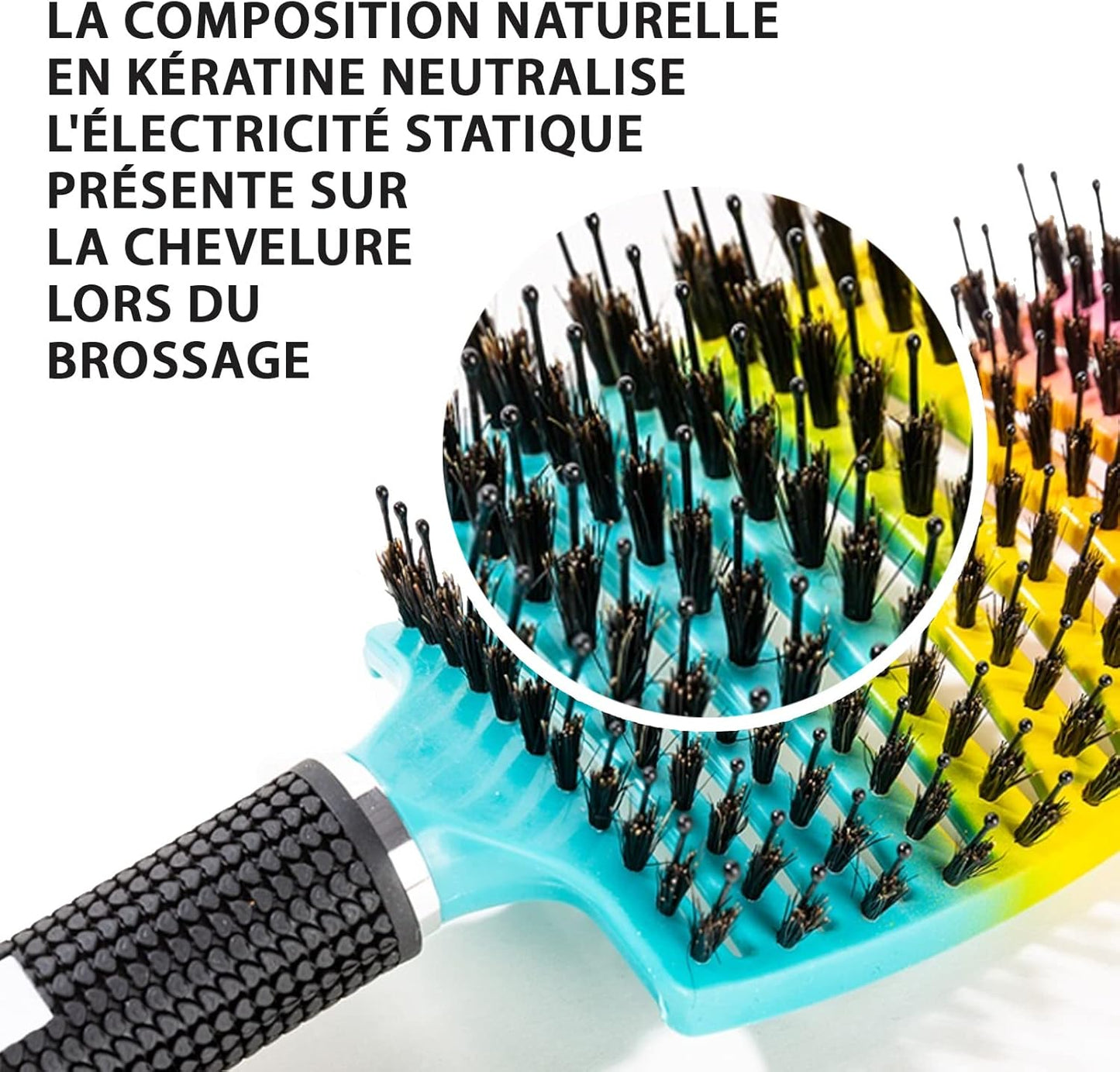 Brosse à cheveux magique démêlante