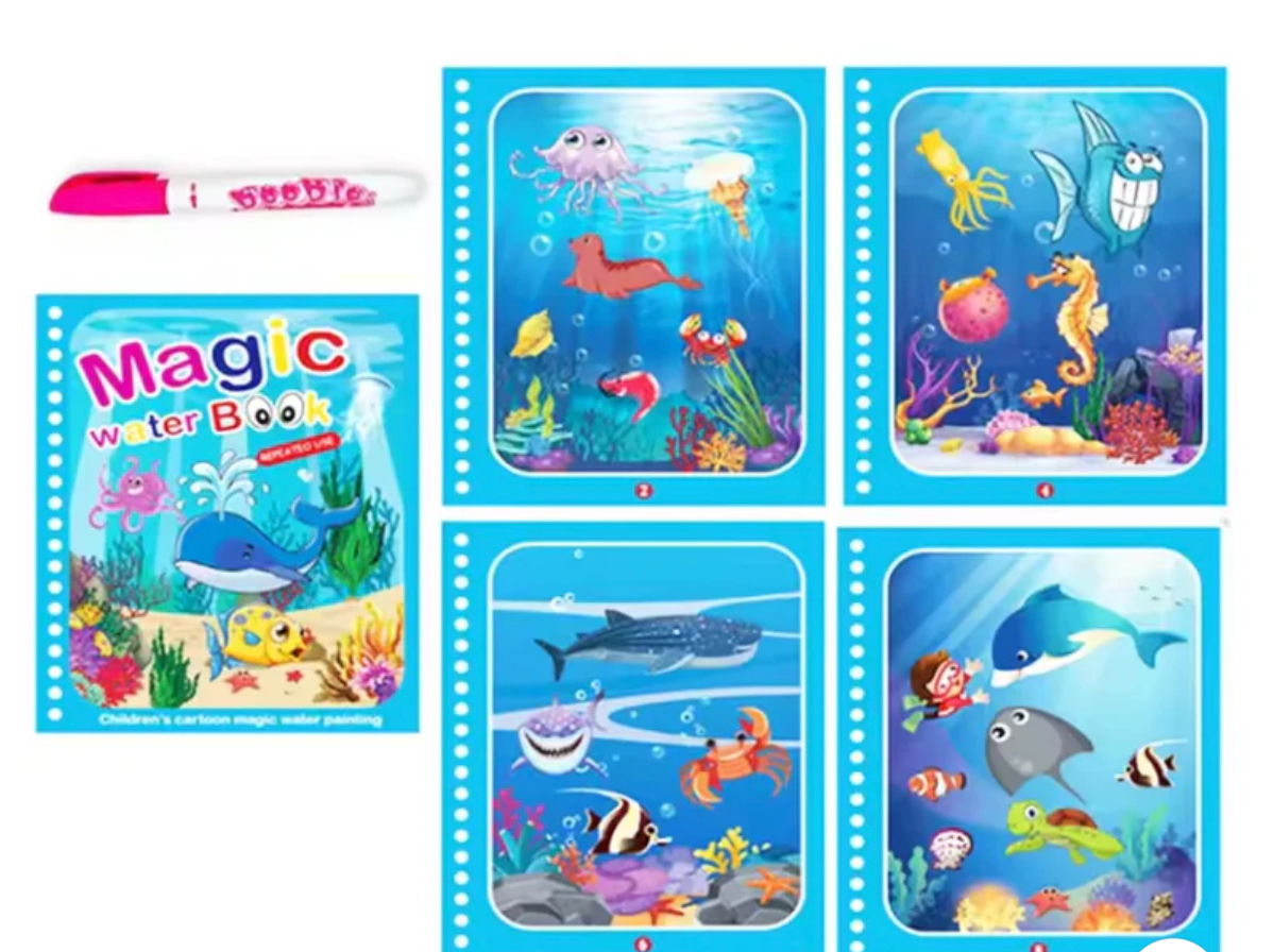 BeoAqua - Livre d'aquarelle magique