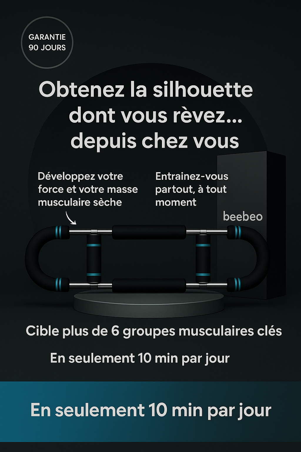 PowerTwist™ - Transformez vos bras et vos pectoraux avec jusqu’à 50 kg de résistance réglable