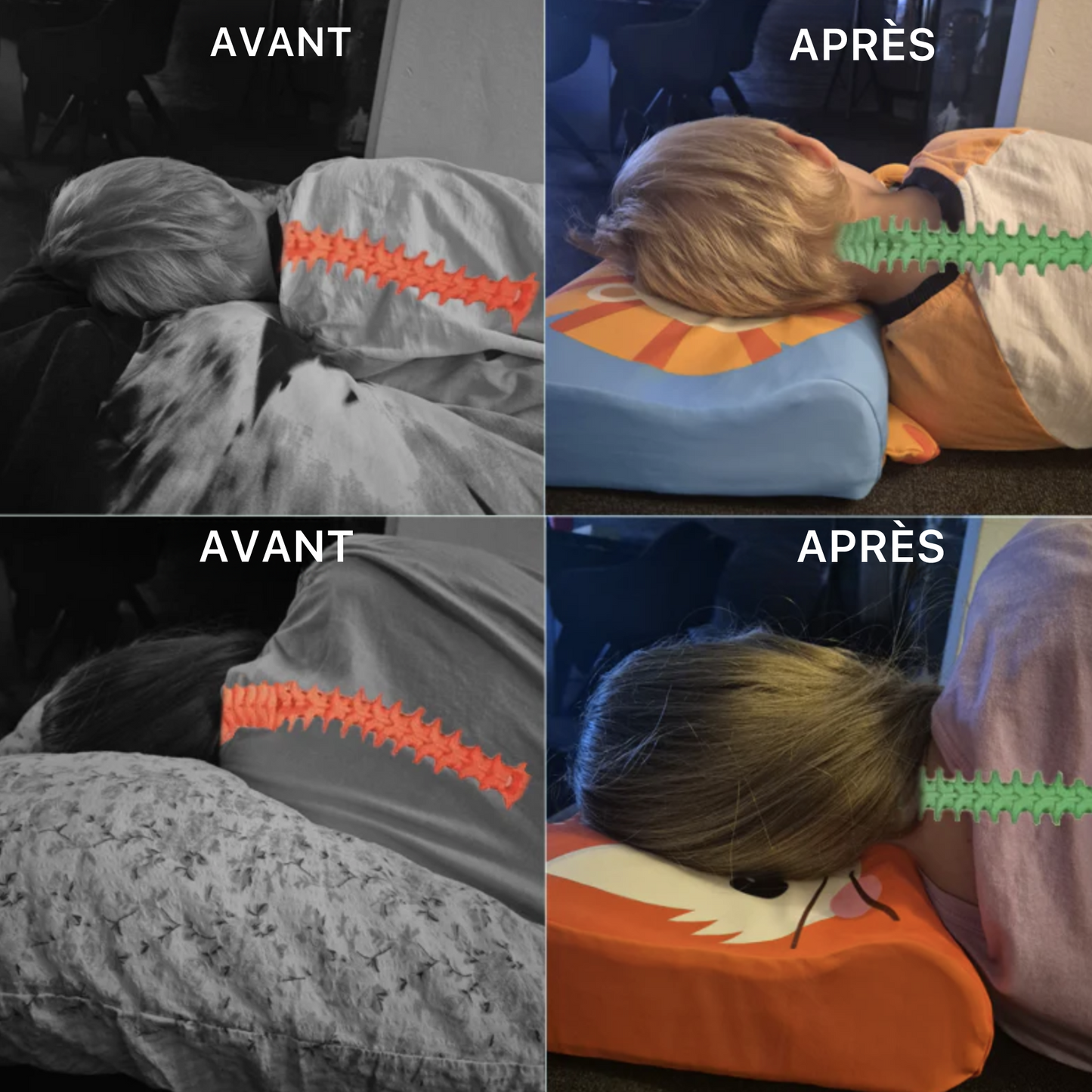 BeoDoDo® – Le coussin pour enfants pour un sommeil meilleur et plus sain