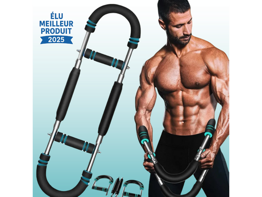 PowerTwist™ - Transformez vos bras et vos pectoraux avec jusqu’à 50 kg de résistance réglable