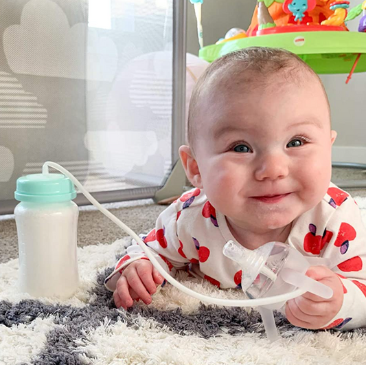 Biberon Mains Libres Sans BPA : Pour Bébé de 0 à 36 Mois