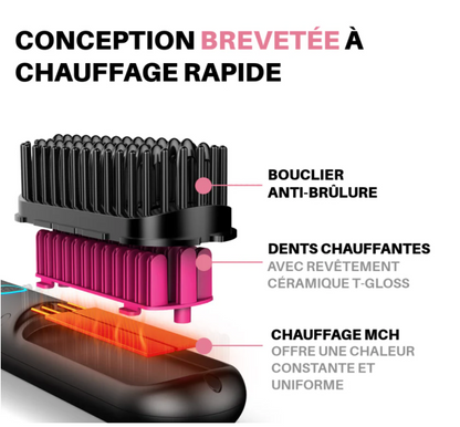 Brosse lissante portable - GoBrush PRO