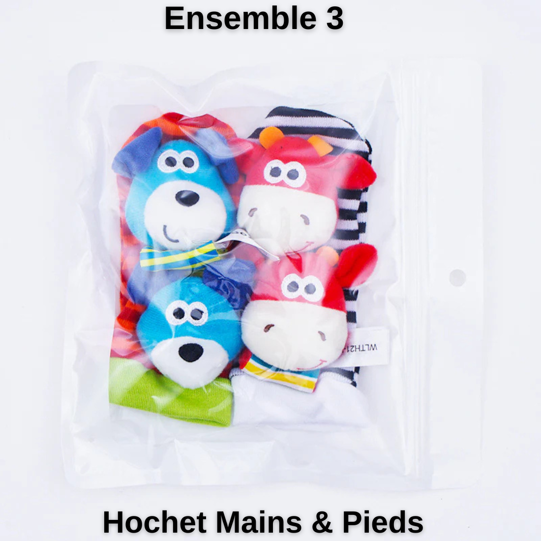 Beocut™ Set Complet Hochet Mains & Pieds – Éveil sensoriel pour bébé