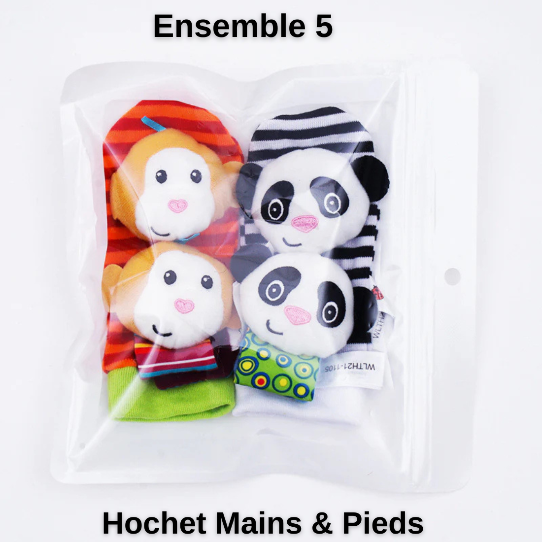 Beocut™ Set Complet Hochet Mains & Pieds – Éveil sensoriel pour bébé