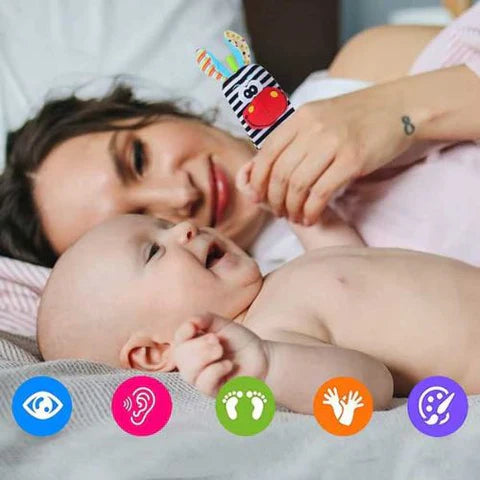 Beocut™ Set Complet Hochet Mains & Pieds – Éveil sensoriel pour bébé