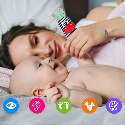 Beocut™ Set Complet Hochet Mains & Pieds – Éveil sensoriel pour bébé