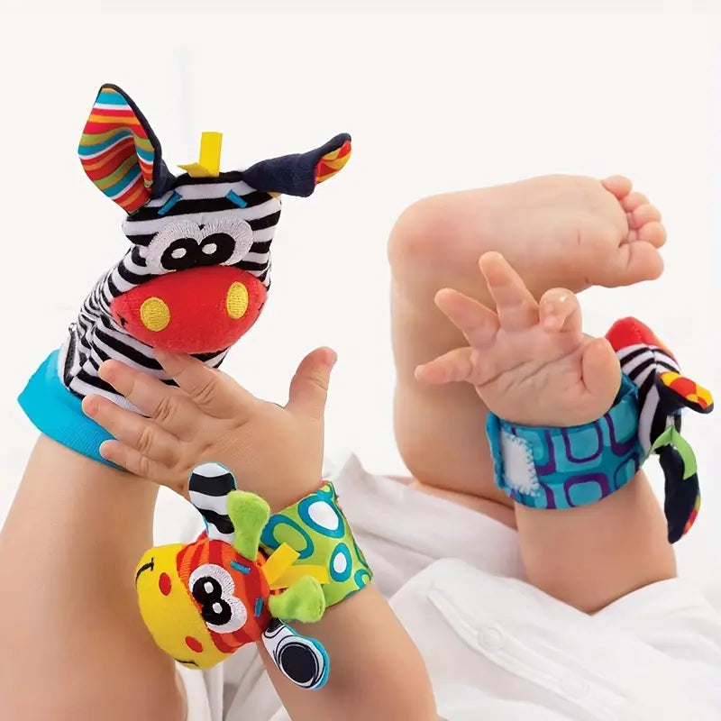 Beocut™ Set Complet Hochet Mains & Pieds – Éveil sensoriel pour bébé