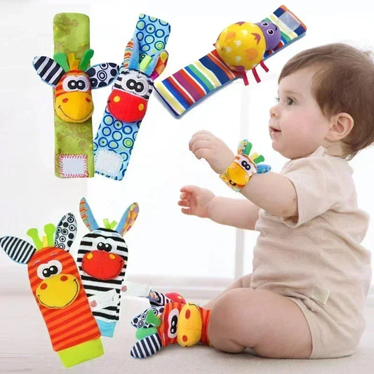 Beocut™ Set Complet Hochet Mains & Pieds – Éveil sensoriel pour bébé