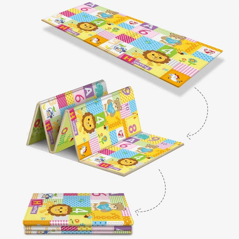 Tapis de jeu pliable pour bébé I Beebeo